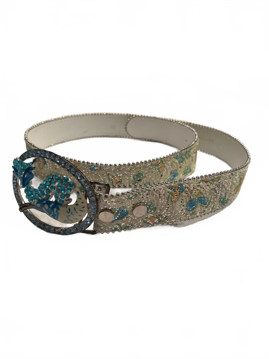 Rhinestone Blue Belts for Women for sale | eBay display picture 1