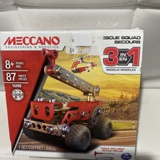 MECCANO RESCUE SQUAD SECOURS 3 in 1 MODEL 15202 NEW IN BOX