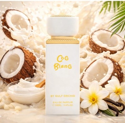 Gulf Orchid Coco Blanco Eau de Parfum Spray 100ml Coconut Jasmine Tonka Bean