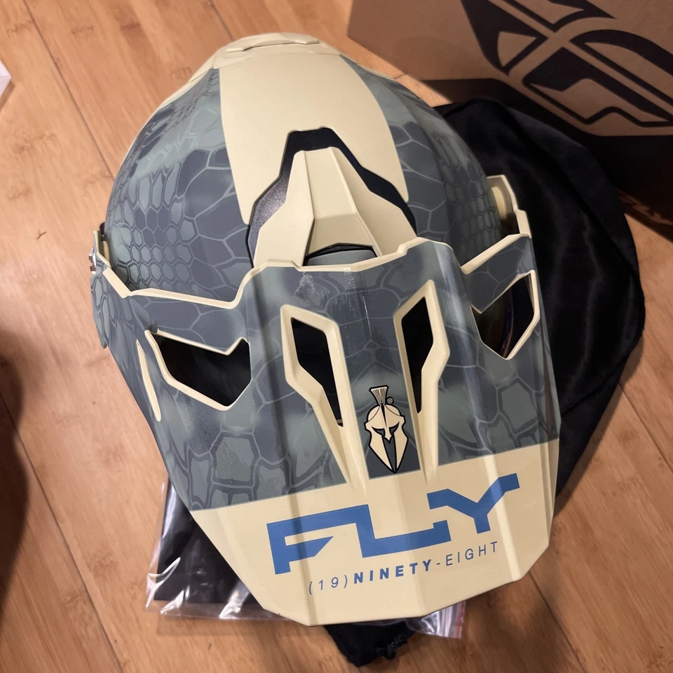 Fly Racing Trekker Kryptek Conceal Matte Tan Sage Spartan Medium Helmet 73-7028M - Image 2 of 4