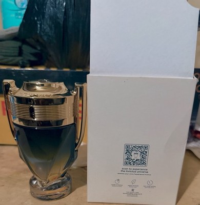 Paco Rabanne Invictus For Men Parfum Spray, 3.4 Fl Oz/100 mL, New Without Box