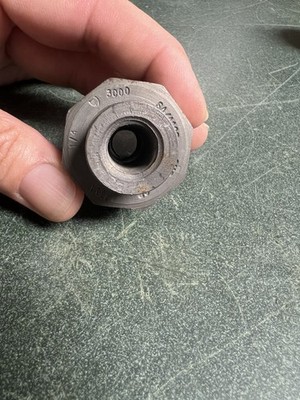 1/4 NPT 3M GJ UNION, GROUND JOINT 3000 PSI
