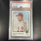 2022 Topps Heritage Mike Trout Nickname Variation Millville Meteor PSA 9 MINT