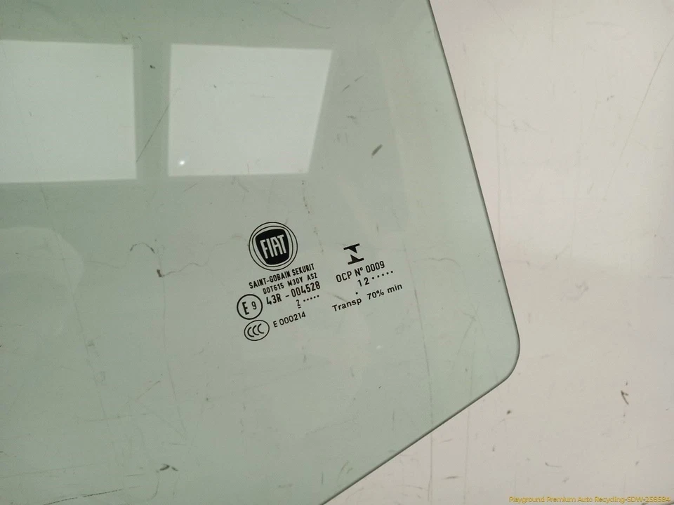 Cristal ventana puerta delantera izquierda conductor fiat 500 abarth para 2012-2017 12 13 14 15 Foto 4 de 4