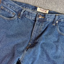 Mens Big Mac Workwear Jeans  Size 36 fits 31.75L  Blue Med. Wash Straight Leg
