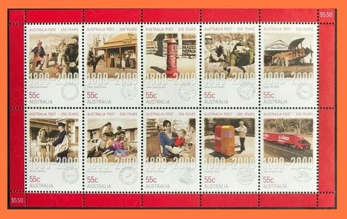 2009 Australia Post 200 Years Mini Sheet MNH