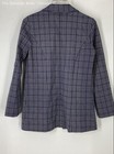 Liverpool Los Angeles Womens Navy White Plaid Open Front Blazer Size XS — photo 2