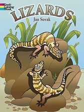 Lizards Coloring Book Dover Animal - Paperback, by Sovak Jan - Acceptable n