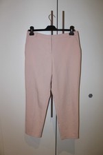 ASOS Design Pink Tailored Cigarette Trousers High Waist Smart Pants UK 10