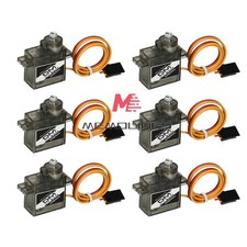 2/4/6PCS DIYMORE MG90S Servo Metal Gear Micro Servo For RC Helicopter Car Boat