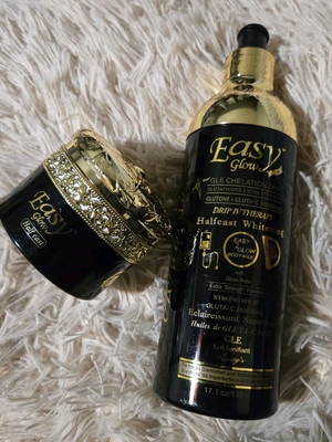 Set Of Easy Glow Whitening Body Milk 538ml And Face Cream