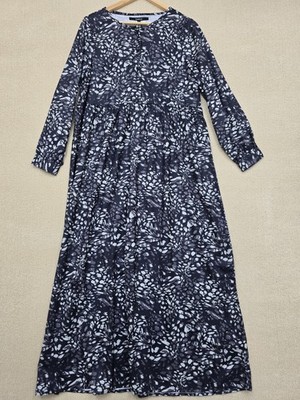 Bebe Maxikleid Mehrfarbig Animal Druck Langarm L