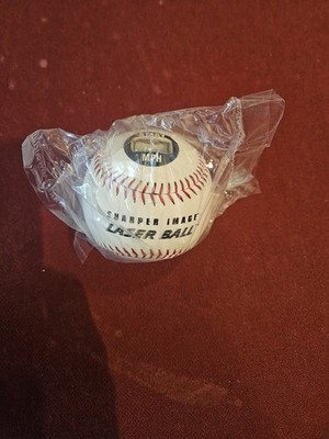 New The Sharper Image Laser Ball PS115 Baseball Pitching Radar Speed Fun Pitch