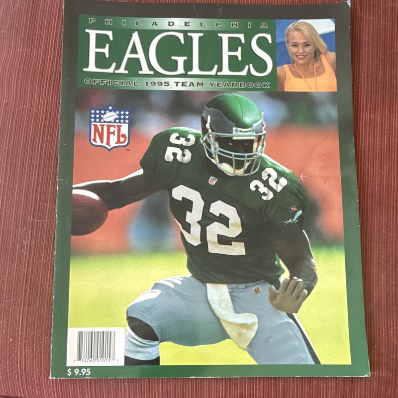 Philadelphia Eagles 1995 Team Yearbook Officially Licensed Original Vintage