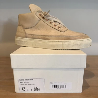 Kith Filling pieces Ronnie Fieg Mid Top Tan 42 8.5 US Fits More Like 9.5 - Image 1 of 4