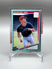 2025 Panini Donruss Baseball CLEARLY RATED PROSPECT Seaver King Card #174🔥