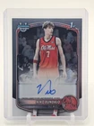 NIKO BUNDALO 2025-26 BOWMAN CHROME UNIVERSITY 1ST AUTO #CPA-NB OLE MISS Q5729