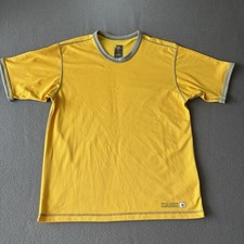 Vintage 90s Nike ACG Shirt Men's M Yellow Dri-Fit Base Layer All Conditions Gear