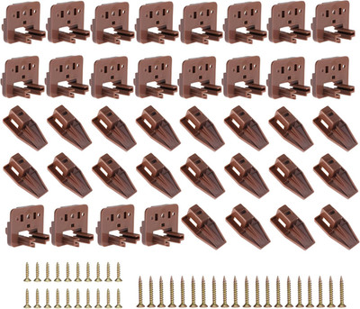 20PCS Drawer Slide Track Guide Glide for Center Mount Drawer for Dressers and fo