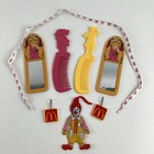 Vintage McDonald's Lot Birdie Mirrors Combs Ronald McDonald Clips Shoelace