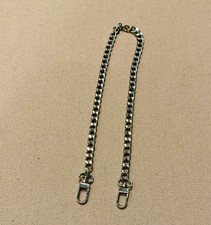 Well-Made Silver Chain REPLACEMENT STRAP Top Handle Purse-EXCELLENT CONDITION 