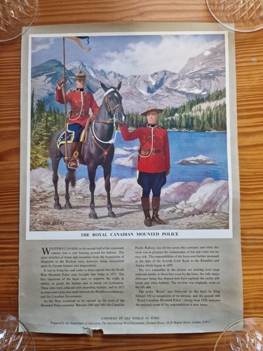 1950s John Berry Uniforms of the World Wool Posters, Set of 12 School Prints (photo 10)