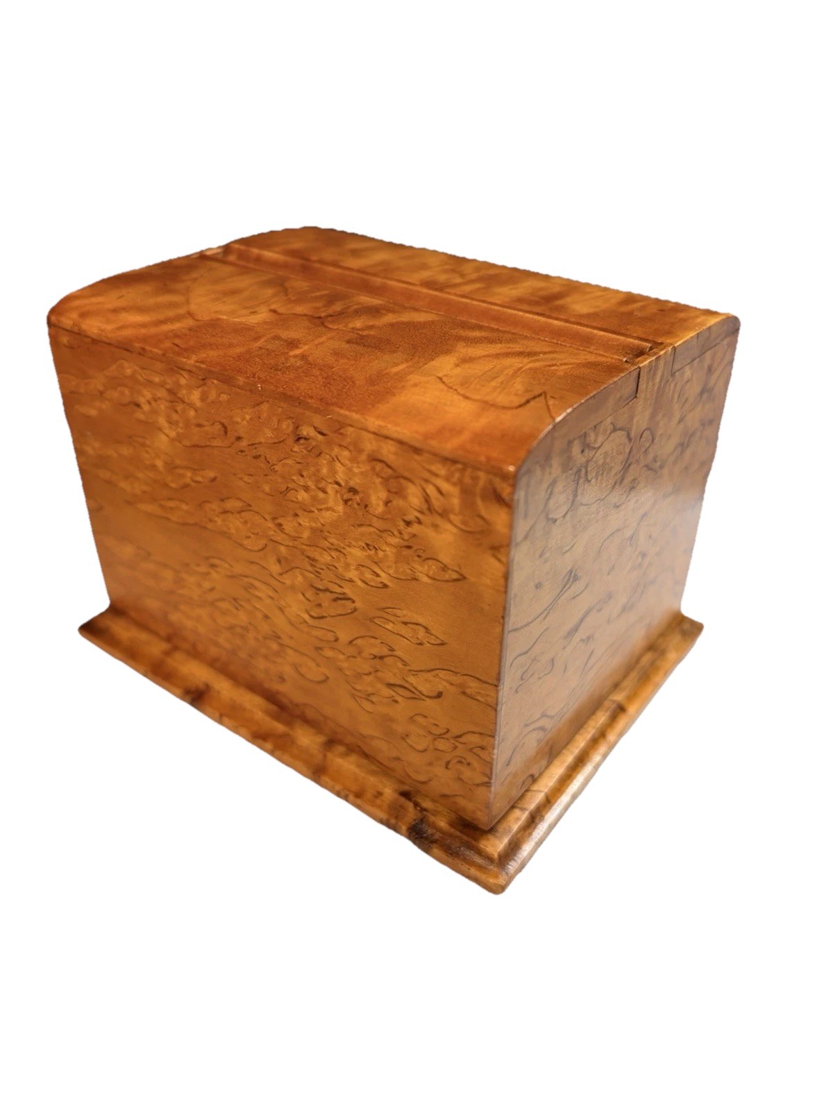 Vintage Soviet USSR 1950’s Karelian Birch Burl Cigarette Case