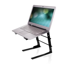 Pyle Portable Adjustable Laptop Stand 10.6'' x 13.8'' x 13.4'' -inches, Black