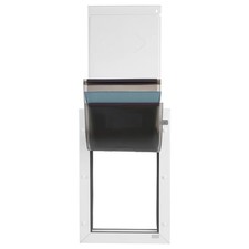 Premium Metal Dog Door   Triple Magnetic Flaps, Wind  Rain Resistant