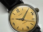 Timex Vintage 1959 Marlin Wind Up 34MM Tropical Dial Runs Good