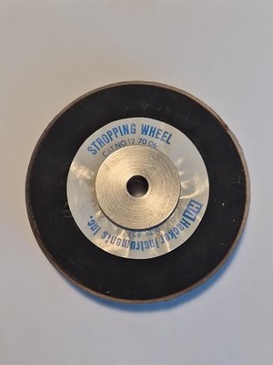 2 EA Hacker Instruments Inc 5-3/8'' Dia. Stropping Wheel Cat# 12-70-06, USED.