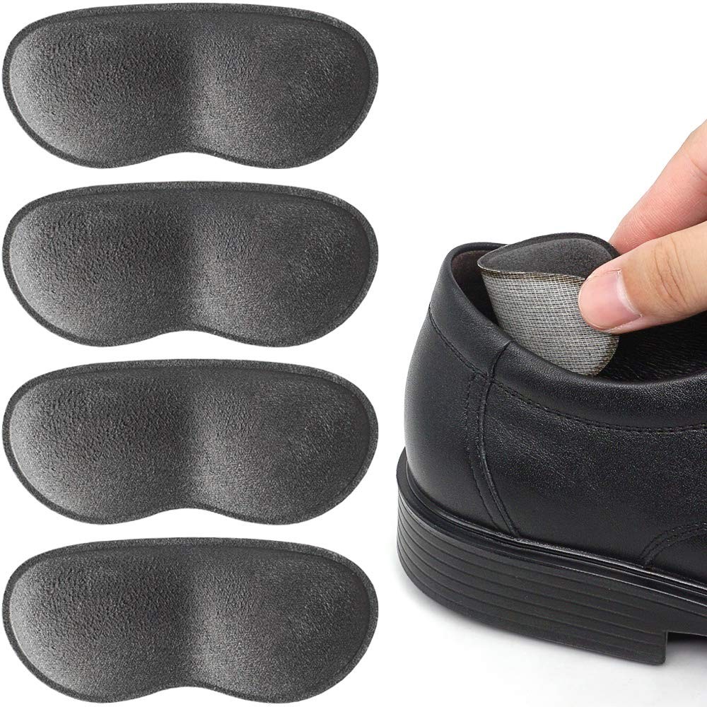 Dr.Foot Heel Grips for Women and Men, Self-Adhesive Cushion Inserts Grey