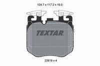 Textar Bremsbelagsatz, Scheibenbremse 2261801 FüR BMW ROLLS-ROYCE