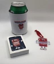 Harbor Freight Tools “2021” Ornament, Playing Cards & Can Cooler Employee Promo