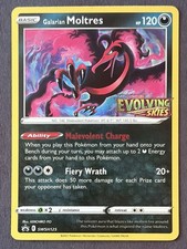 Galarian Moltres SWSH125 NM Prerelease Holo - Pokemon SWSH Evolving Skies on eBay