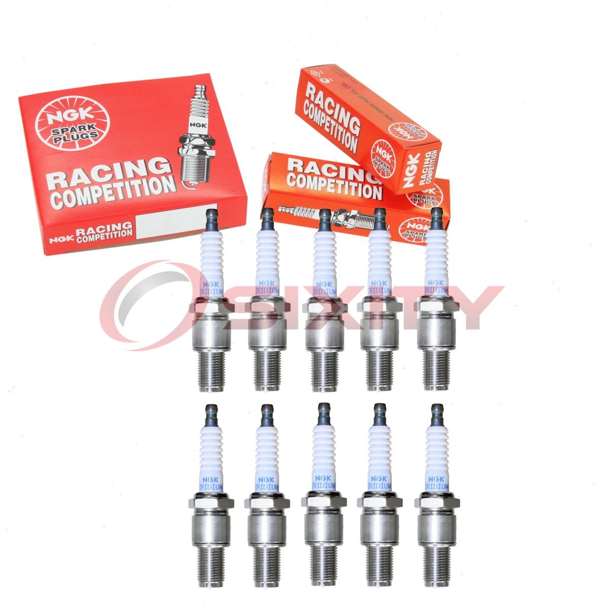 10 pc NGK 5501 R7420-10 Racing Spark Plugs for IRE01-31 5720 Ignition Wire ji