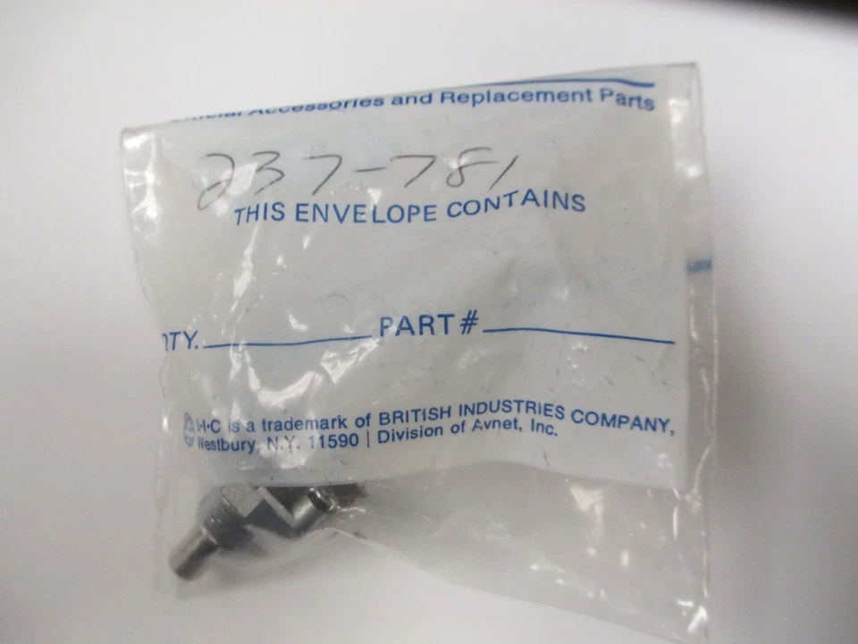 CS 721 DUAL TURNTABLE MOTOR CONTROL SPEED SWITCH NEW /OLD/STOCK NEVER MOUNTED - Image 4 of 4