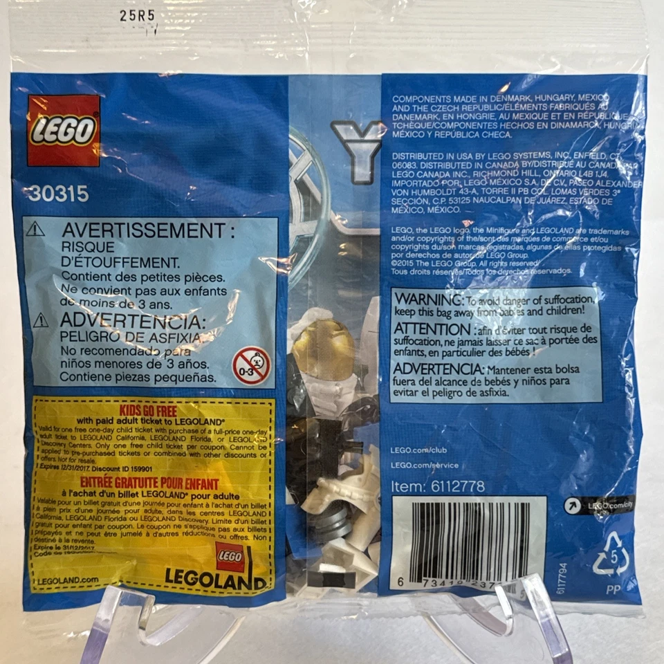 LEGO 30315 City Space Utility Vehicle Polybag - New/Sealed - Image 2 of 2