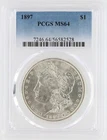 1897 Morgan Silver Dollar PCGS MS64 S$1 Philadelphia Minted No Reserve