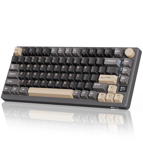 RK ROYAL KLUDGE M75 Wireless Mechanical Keyboard 2.4Ghz/BT5.1/USB-C Gaming Ke...