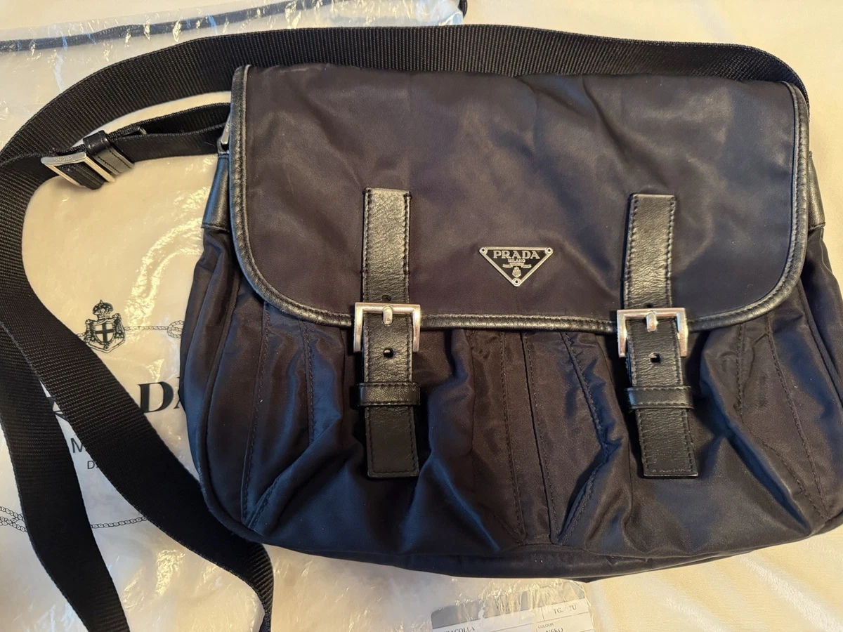 PRADA Vela Black Bags & Handbags for Women for sale | eBay
