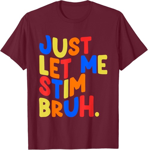 Just Let Me Stim Bro Boys Kids Autism Awareness T-Shirt Hoodie - Picture 16 of 16
