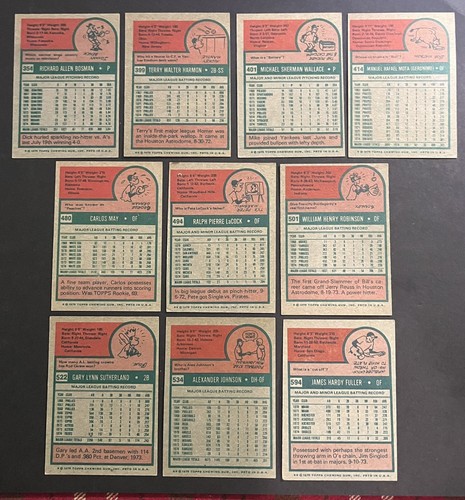 30 CARD LOT 1975 TOPPS BASEBALL CARDS NO DUPLICATES MID TO LOWER GRADE - Picture 6 of 6