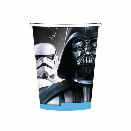Star Wars Darth Vader Stormtrooper Party Supplies Cups 8Pk Birthday Tableware - Picture 1 of 2
