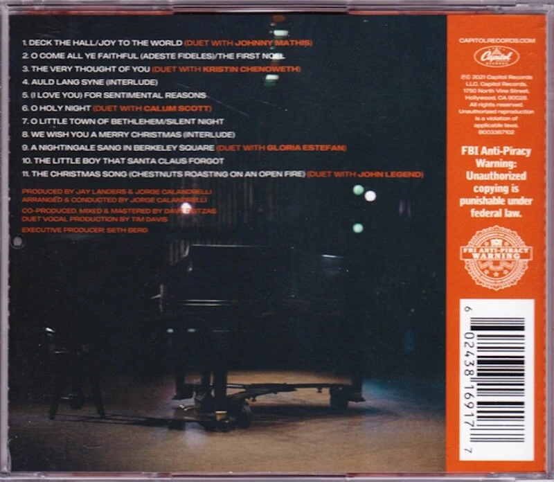 Nat King Cole - A Sentimental Christmas - CD - New Sealed Condition - Image 2 of 2