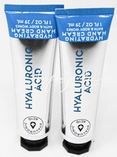 x2 Bath  Body Works Hyaluronic Acid Shea Butter Hand Cream 1 Oz Each Silver