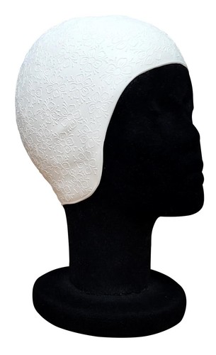 BLUE REEF Moulded Rubber Daisy Flower Ladies Vintage Swimming Hat Small Adults - Picture 6 of 6