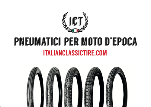 2.00-18 2-18 2x18 rigato pneumatici gomme moto CMP ciclomotore 50 ORIGINALI ICT - Foto 6 di 6