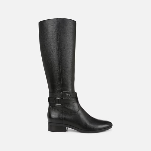 Naturalizer Womens Reid Leather Riding Boots Wide Calf Knee High Black Size 9.5 - Picture 2 of 7