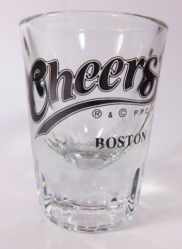 Vintage 1980's Cheers Bar TV Show Boston Souvenir Collectible Shot Glass - 第 1/1 張圖片